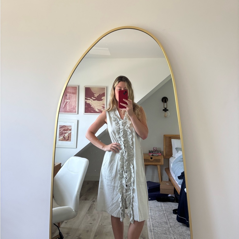 Calypso St. Barth White Midi Dress